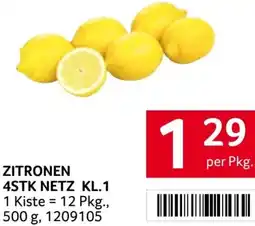 Transgourmet Zitronen Angebot