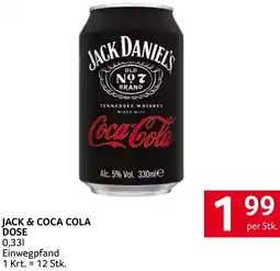 Transgourmet Jack & coca cola dose Angebot