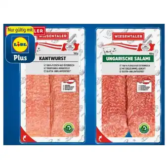 Lidl Ungarische Salami oder Kantwurst Lidl APP Preis Angebot