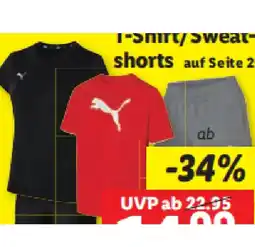 Lidl Damen/Herren T-Shirt/Sweatshorts Lidl Angebot