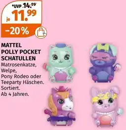 Müller Mattel polly pocket schatullen Angebot