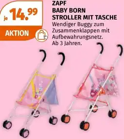 Müller Baby born stroller mit tasche Angebot