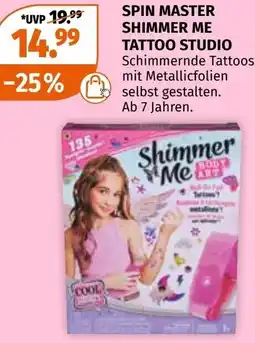 Müller Spin master shimmer me tattoo studio Angebot