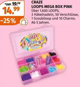 Müller Craze loops mega box pink Angebot