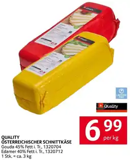 Transgourmet Österreichischer schnittkäse Angebot