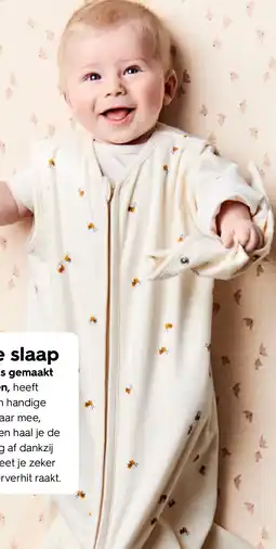 HEMA Babyslaapzak met afneembare mouwen met bijendessin Angebot