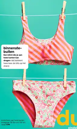 HEMA Kinderbikini aan twee kanten draagbaar Angebot