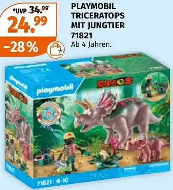 Müller Playmobil triceratops mit jungtier Angebot
