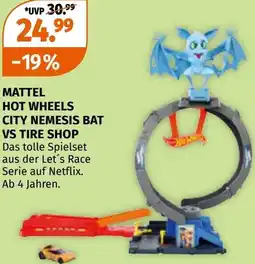 Müller Mattel hot wheels city nemesis bat vs tire shop Angebot