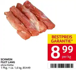 Transgourmet Schwein filet lang Angebot