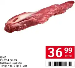Transgourmet Rind filet Angebot