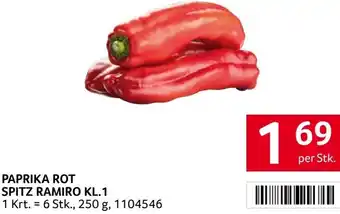 Transgourmet Paprika rot spitz ramiro Angebot