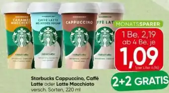 Spar Cappuccino, Caffè Angebot