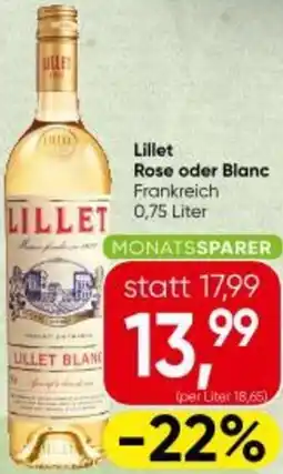 Spar Rose oder Blanc Frankreich Angebot
