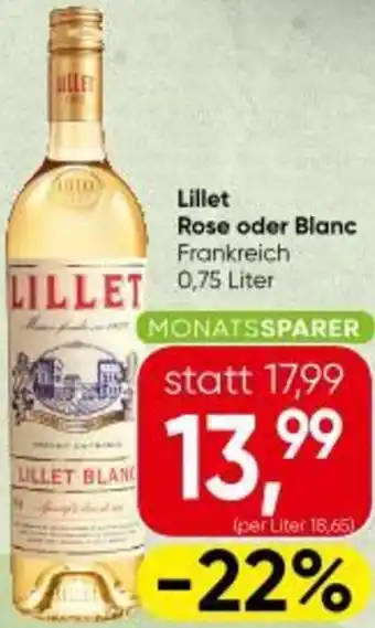 Spar Rose oder Blanc Frankreich Angebot