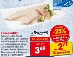 Interspar Kabeljaufilet Angebot