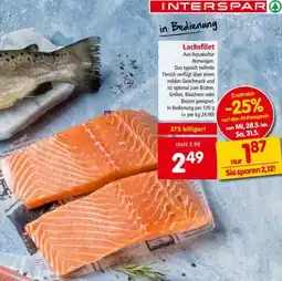 Interspar Lachsfilet Angebot
