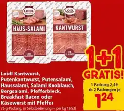 Interspar Haus-salami, kantwurst Angebot