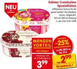 Interspar Cremissimo Spezialitäten Angebot