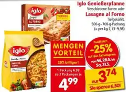 Interspar Genießerpfanne oder Lasagne al Forno Angebot