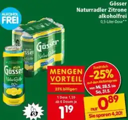 Interspar Naturradler Zitrone alkoholfrei Angebot