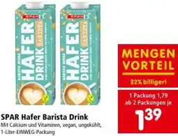 Interspar Hafer Barista Drink Angebot