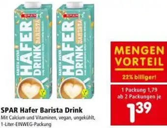 Interspar Hafer Barista Drink Angebot
