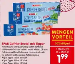 Interspar Spar gefrier-beutel mit zipper Angebot