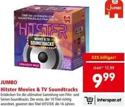 Interspar Hitster Movies & TV Soundtracks Angebot