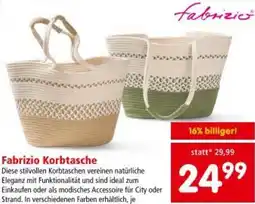 Interspar Fabrizio Korbtasche Angebot