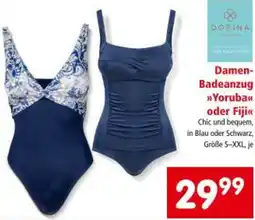 Interspar Damen- Badeanzug Yoruba oder Fiji Angebot