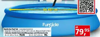 Bauhaus Quick-Up-Pool Set Angebot