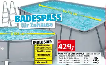 Bauhaus Frame-Pool-Set Angebot