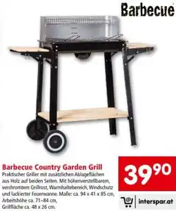 Interspar Barbecue Country Garden Grill Angebot