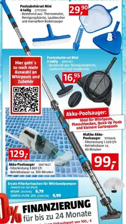 Bauhaus Akku-Poolsauger Angebot