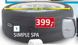 Bauhaus Außenwhirlpool simple spa Angebot
