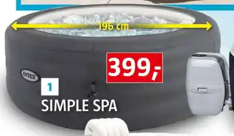 Bauhaus Außenwhirlpool simple spa Angebot