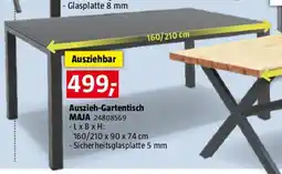 Bauhaus Auszieh-Gartentisch Angebot