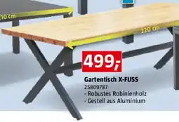 Bauhaus Gartentisch x-fuss Angebot