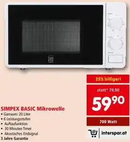 Interspar Mikrowelle Angebot