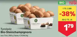 MPreis Bio-Steinchampignons Angebot
