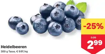 MPreis Heidelbeeren Angebot