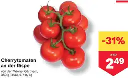 MPreis Cherrytomaten an der Rispe Angebot