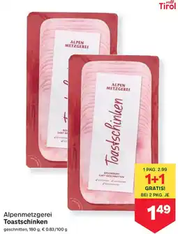 MPreis Toastschinken Angebot