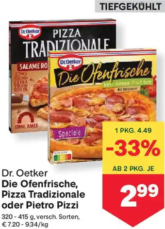 MPreis Die Ofenfrische, Pizza Tradizionale oder Pietro Pizzi Angebot