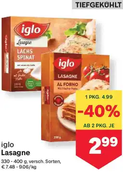 MPreis Lasagne Angebot