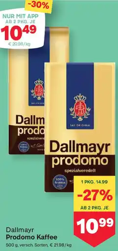 MPreis Prodomo Kaffee Angebot