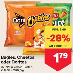MPreis Bugles, Cheetos oder Doritos Angebot