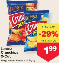 MPreis Crunchips X-Cut Angebot