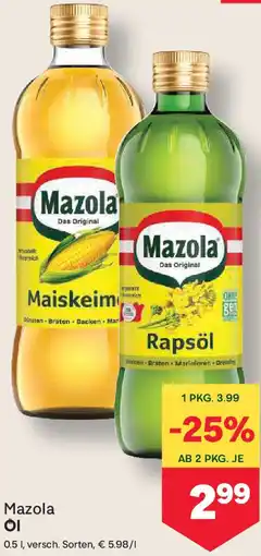 MPreis Mazola Angebot